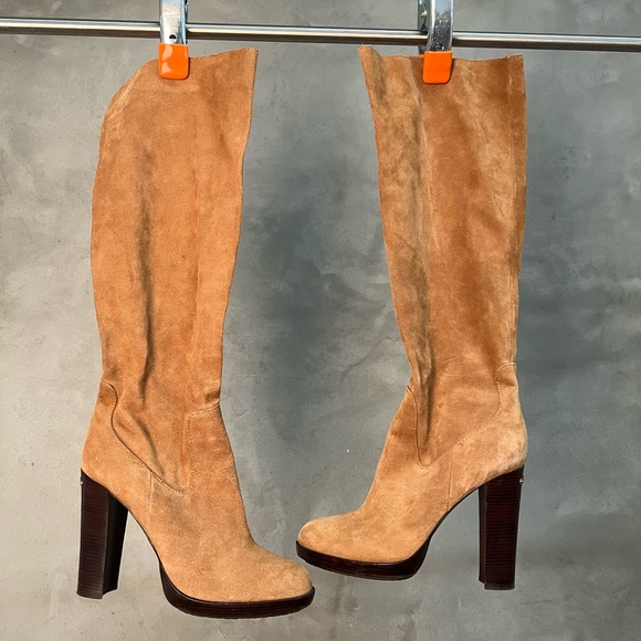 MICHAEL KORS LIKE NEW SUEDE SLOUCH BOOTS - Picture 9 of 12